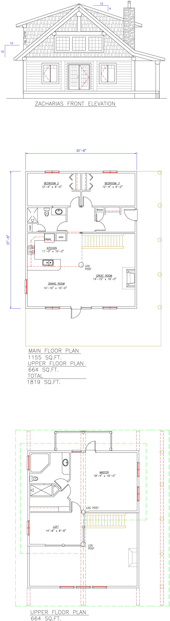 ZACHARIAS COTTAGE Floor Plan