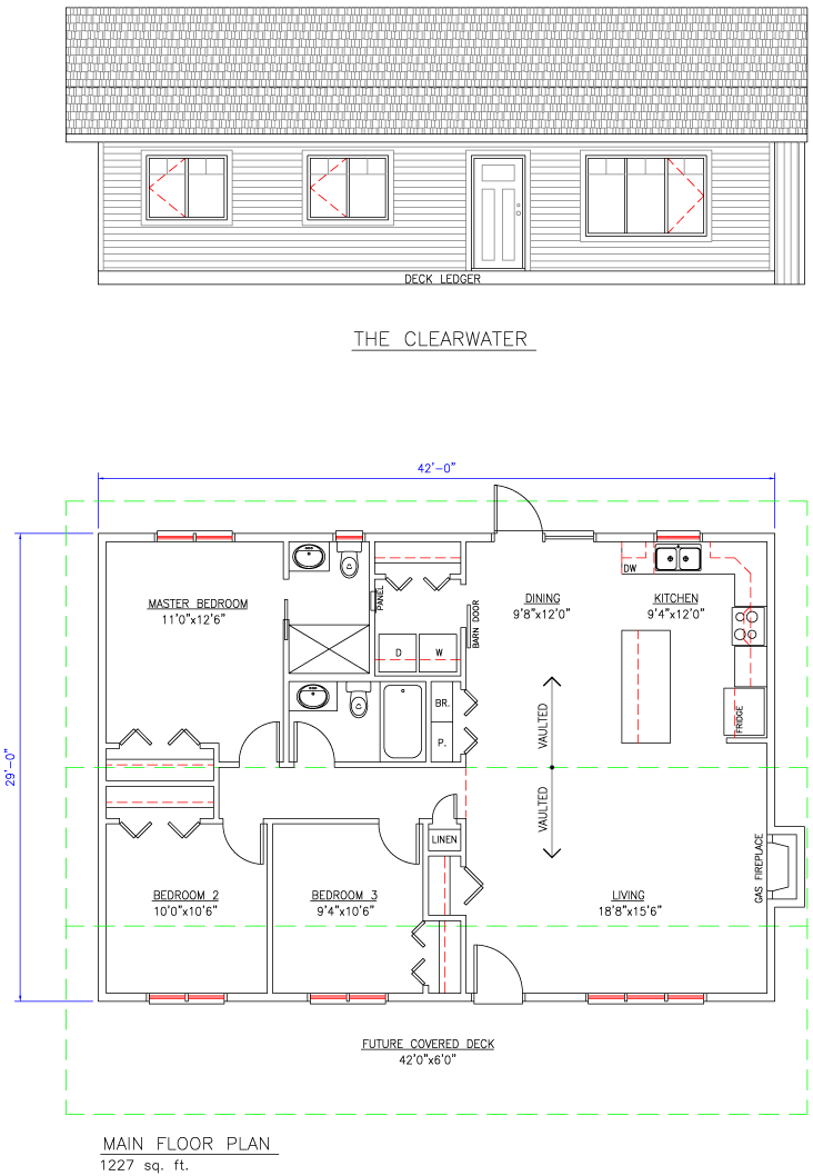 CLEARWATER PRE-DESIGN Floor Plan
