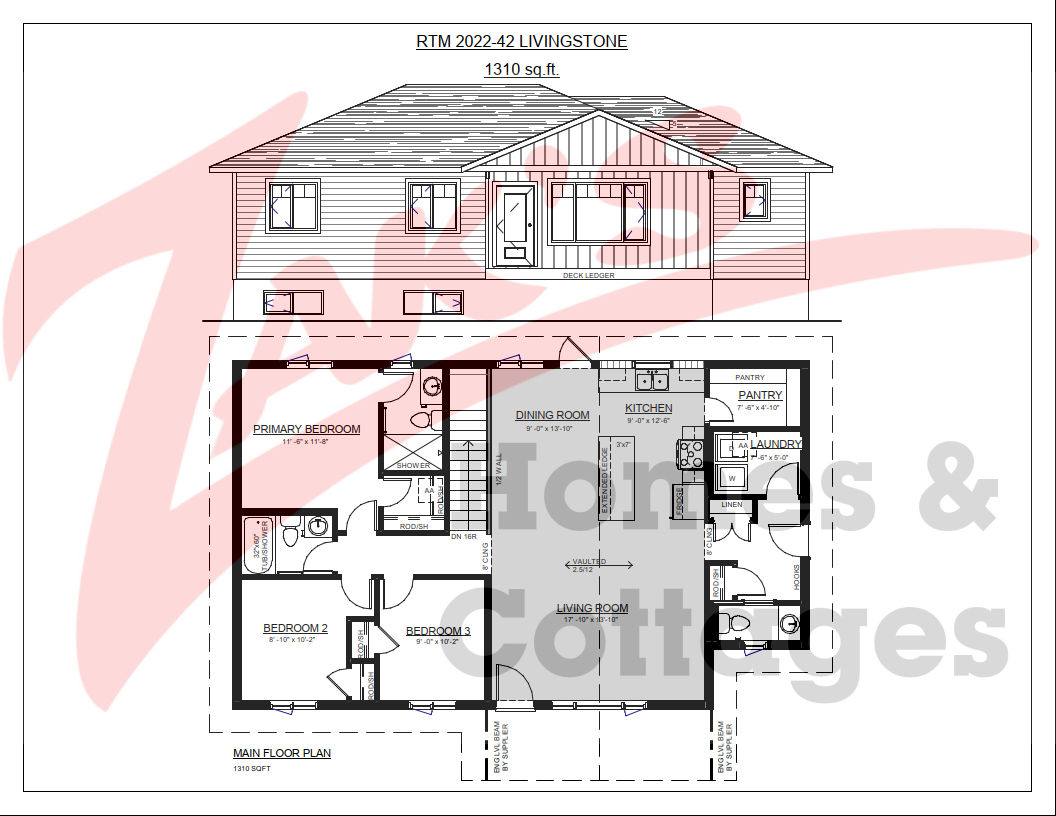 LIVINGSTONE PRE-DESIGN 2023 Floor Plan